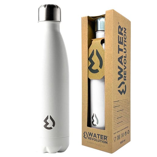 Water Revolution White flaska termo rostfritt stål 500ml