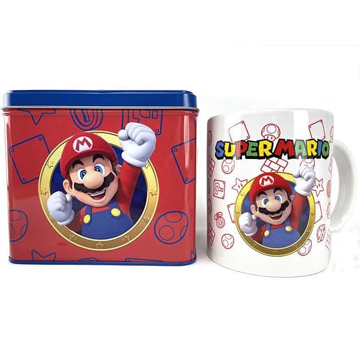 Nintendo Super Mario Bros Mariomugg + sparbössa