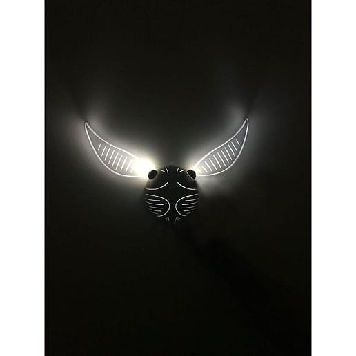 Harry Potter Golden Snitch vägglampa