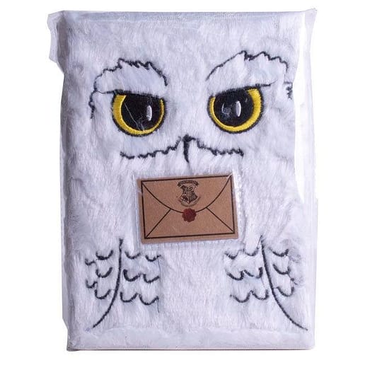Harry Potter Hedwig A5 plush notebook
