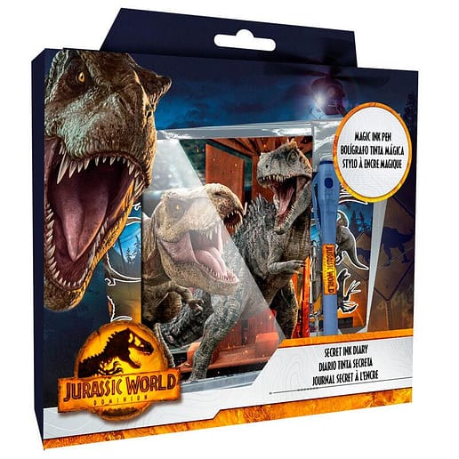 Jurassic World dagbok + penna