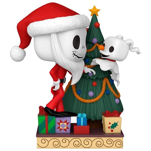 POP figur Deluxe Disney Nightmare Before Christmas 30th Anniversary Jack Skellington and Zero