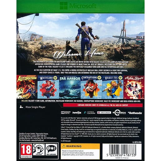 Fallout 4 Game of the Year Edition Xbox One