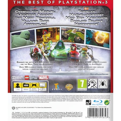 Lego Marvel Super Heroes Playstation 3