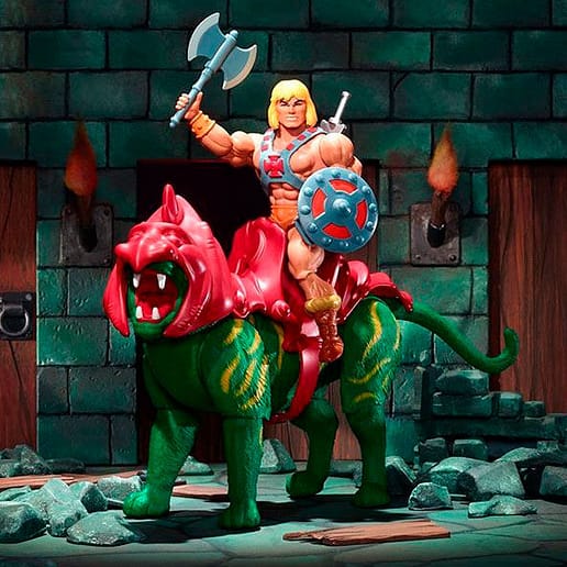 Masters of the Universe Origins Battle Cat figure 14cm