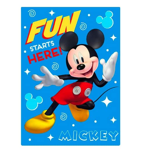 Disney Mickey polar blanket fleece filt