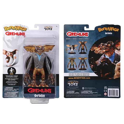 Gremlins Brain Bendyfigs formbar figur 15cm
