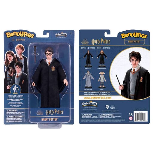 Harry Potter Harry with wand Bendyfigs formbar figur 19cm