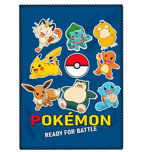 Pokemon polar blanket fleece filt