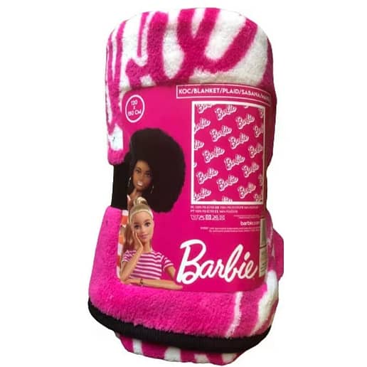 Barbie coral blanket fleece filt