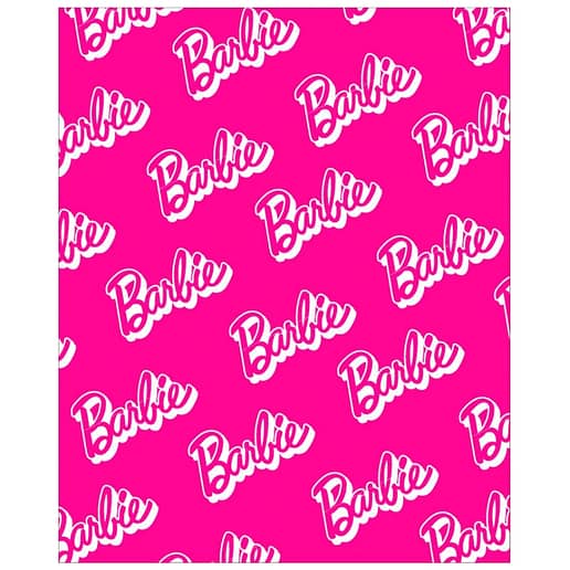 Barbie coral blanket fleece filt