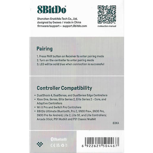 8BitDo Retro Receiver for PS1/PS2
