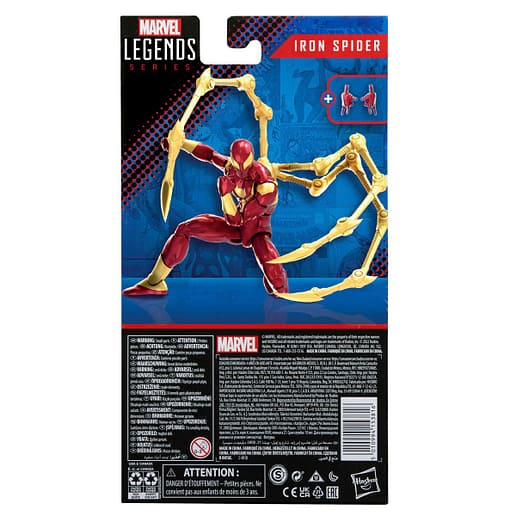 Marvel Legends Spiderman Iron Spider figur 15cm