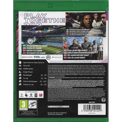 FIFA 21 Xbox Series X Xbox One Nordic (Begagnad)