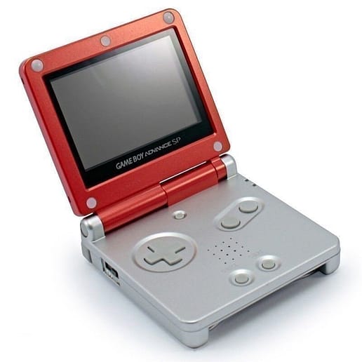 Gameboy Advance SP AGS-001 Mario Edition Basenhet (Begagnad)
