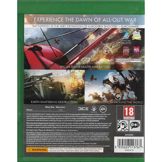 Battlefield 1 Xbox One (Begagnad)