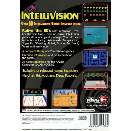 Intellivision Lives The History of Video Gaming Playstation 2 PS2 (Begagnad)