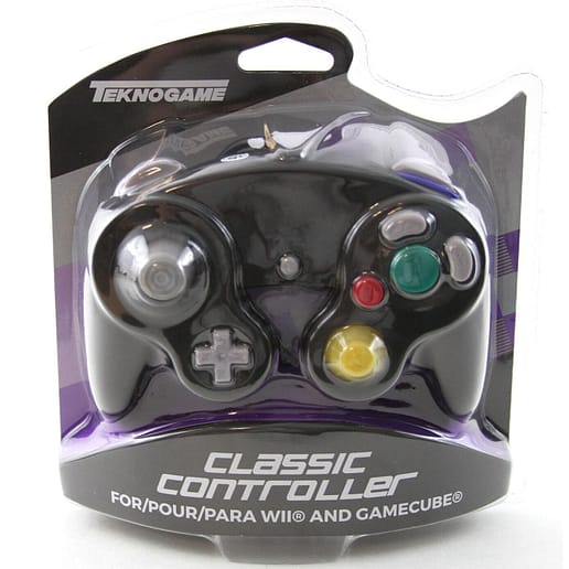 Handkontroll Svart Teknogame Nintendo Gamecube