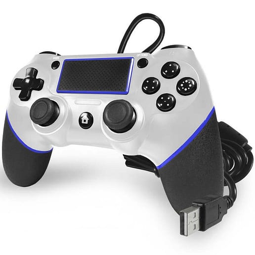 Teknogame Phantom PS4 Wired Controller White
