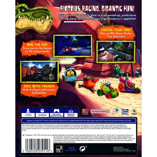 Gigantosaurus Dino Kart Racer Playstation 4 PS4