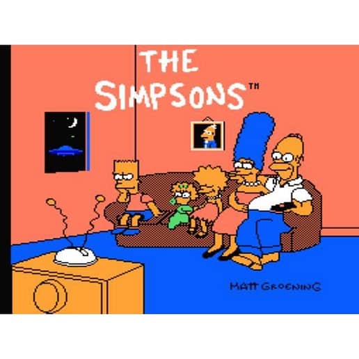 The Simpsons Bart vs The Space Mutants Nintendo NES SCN (Begagnad)