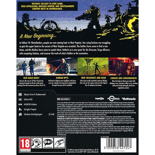 Fallout 76 + Wastelanders Xbox One