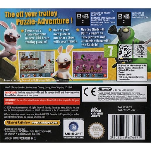 Rabbids Go Home Nintendo DS (Begagnad)