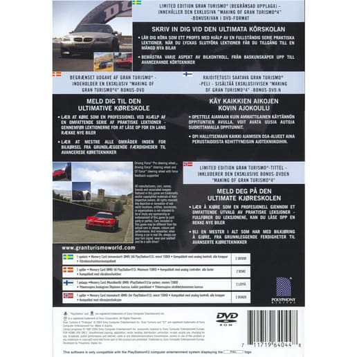 Gran Turismo 4 Prologue Playstation 2 PS2 Nordic (Begagnad)