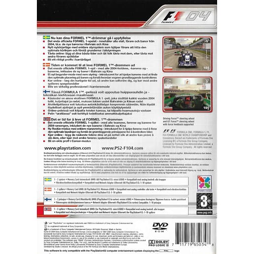 Formula One 04 Playstation 2 PS2 Nordic (Begagnad)