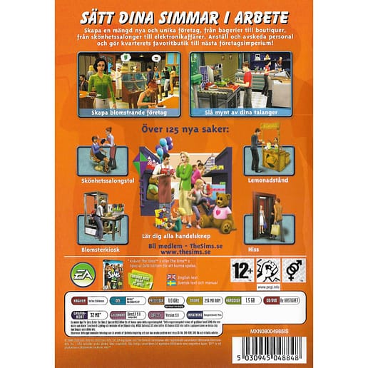 The Sims 2 Arbetsliv Expansionspaket PC CD Swedish (Begagnad)