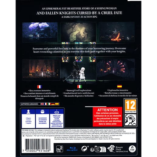 Ender Lilies Quietus of the Knights Playstation 4 PS4