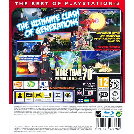 Naruto Shippuden Ultimate Ninja Storm Generations Playstation 3