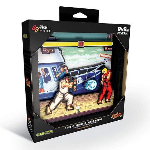 Pixel Frames Street Fighter Boat Scene