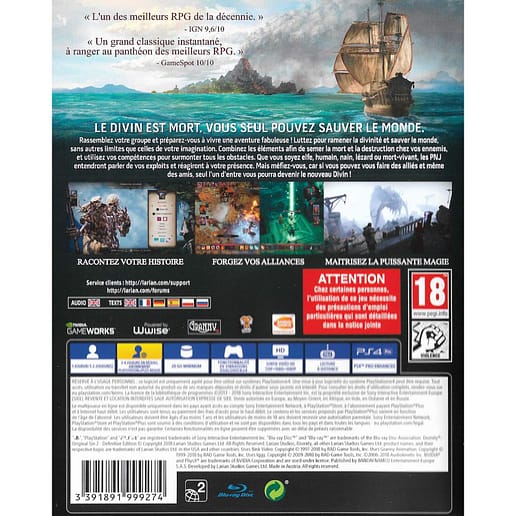 Divinity Original Sin II Definitive Edition Playstation 4 PS4 French (Begagnad)