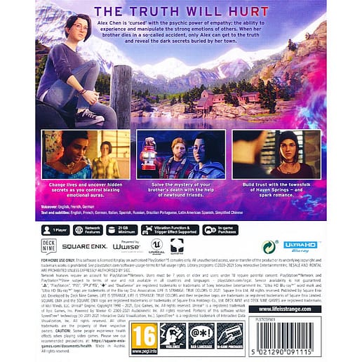 Life is Strange True Colors Playstation 5
