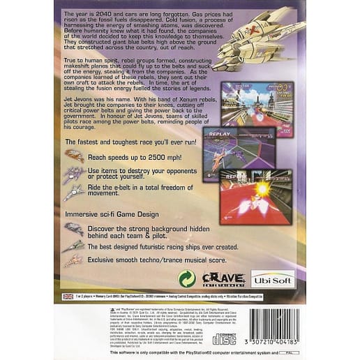 Jet Ion GP Playstation 2 PS2 (Begagnad)