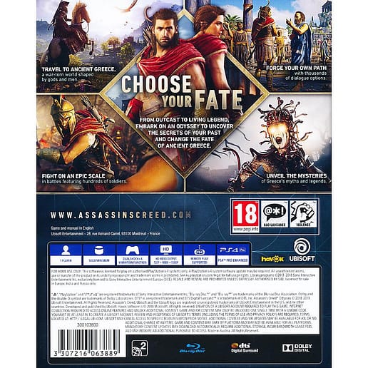 Assassins Creed Odyssey Playstation 4