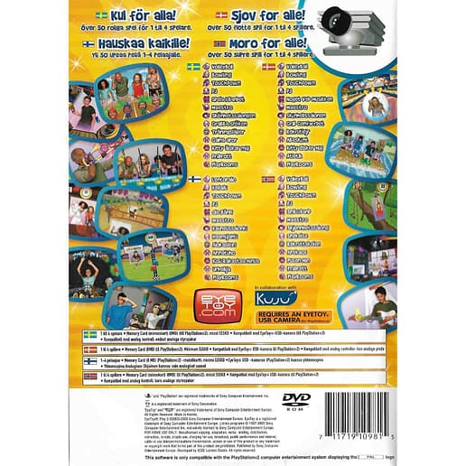 EyeToy Play 3 Playstation 2 PS2 Nordic (Begagnad)