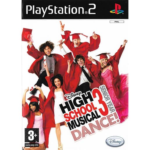 High School Musical 3 Senior Year Dance Playstation 2 PS2 Nordic (Begagnad)