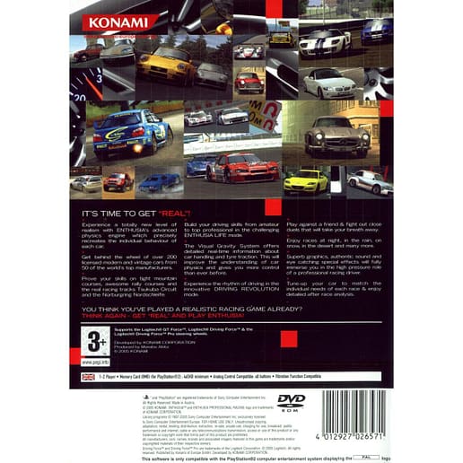 Enthusia Professional Racing Playstation 2 PS2 (Begagnad)