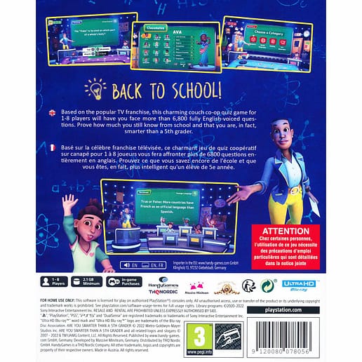 Are You Smarter Than A 5th Grader Playstation 5