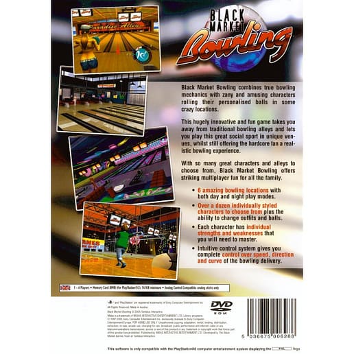 Black Market Bowling Playstation 2 PS2 (Begagnad)