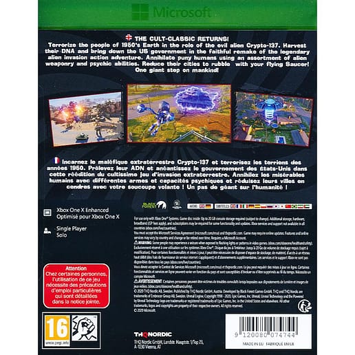 Destroy All Humans Xbox One