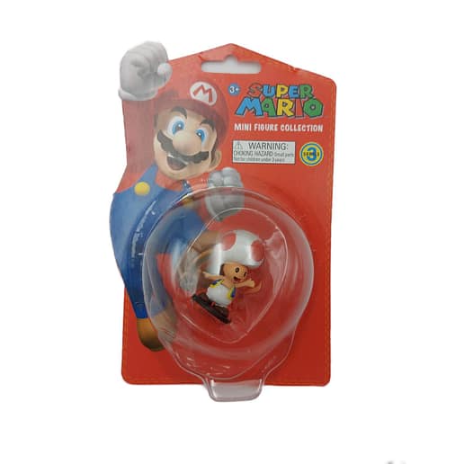 Super Mario Bros Toad Figur 4 cm