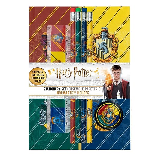 Harry Potter Hogwarts Houses skrivset