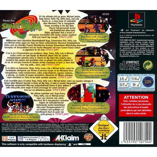 Space Jam Playstation 1 PS1 (Begagnad)