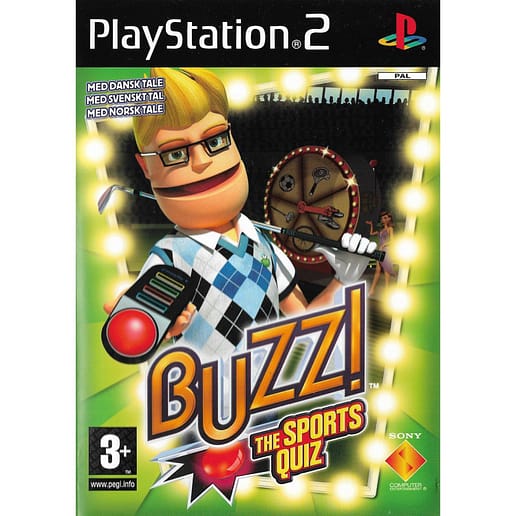 Buzz The Sports Quiz Playstation 2 PS2 Nordic (Begagnad)