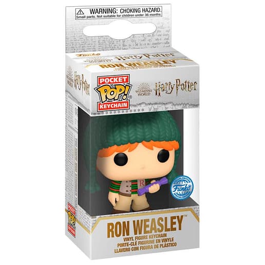 Pocket POP Nyckelring Harry Potter Holiday Ron Exlusive