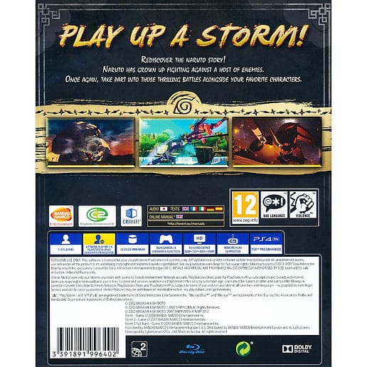 Naruto Shippuden Ultimate Ninja Storm Trilogy Playstation 4