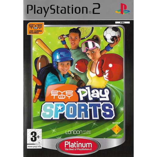 EyeToy Play Sports Playstation 2 PS2 Platinum Nordic (Begagnad)